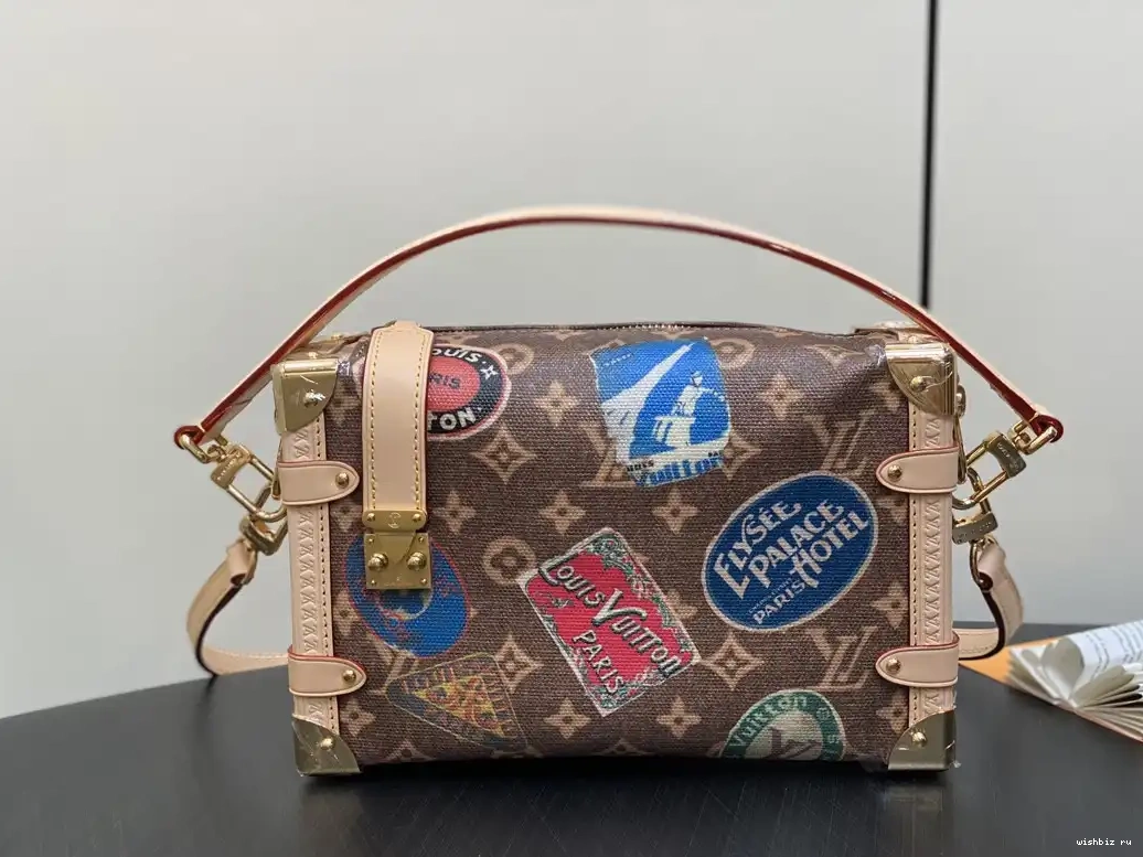 WIS LOUIS Trunk VUITTON PM-21*14*6CM Side 0420